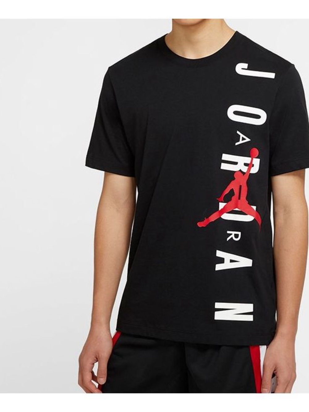 Jordan Jumpman CrewNeck Tee Youth XL Black/Red/White